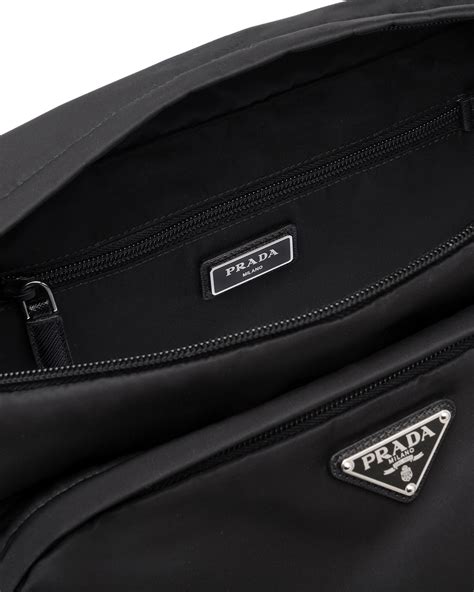 prada vintage black nylon cross body
